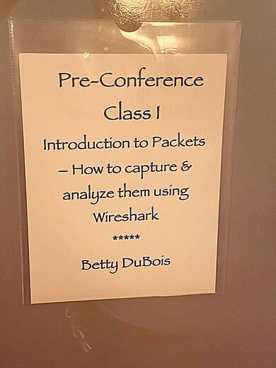 Sign for Pre-Conference Class 1