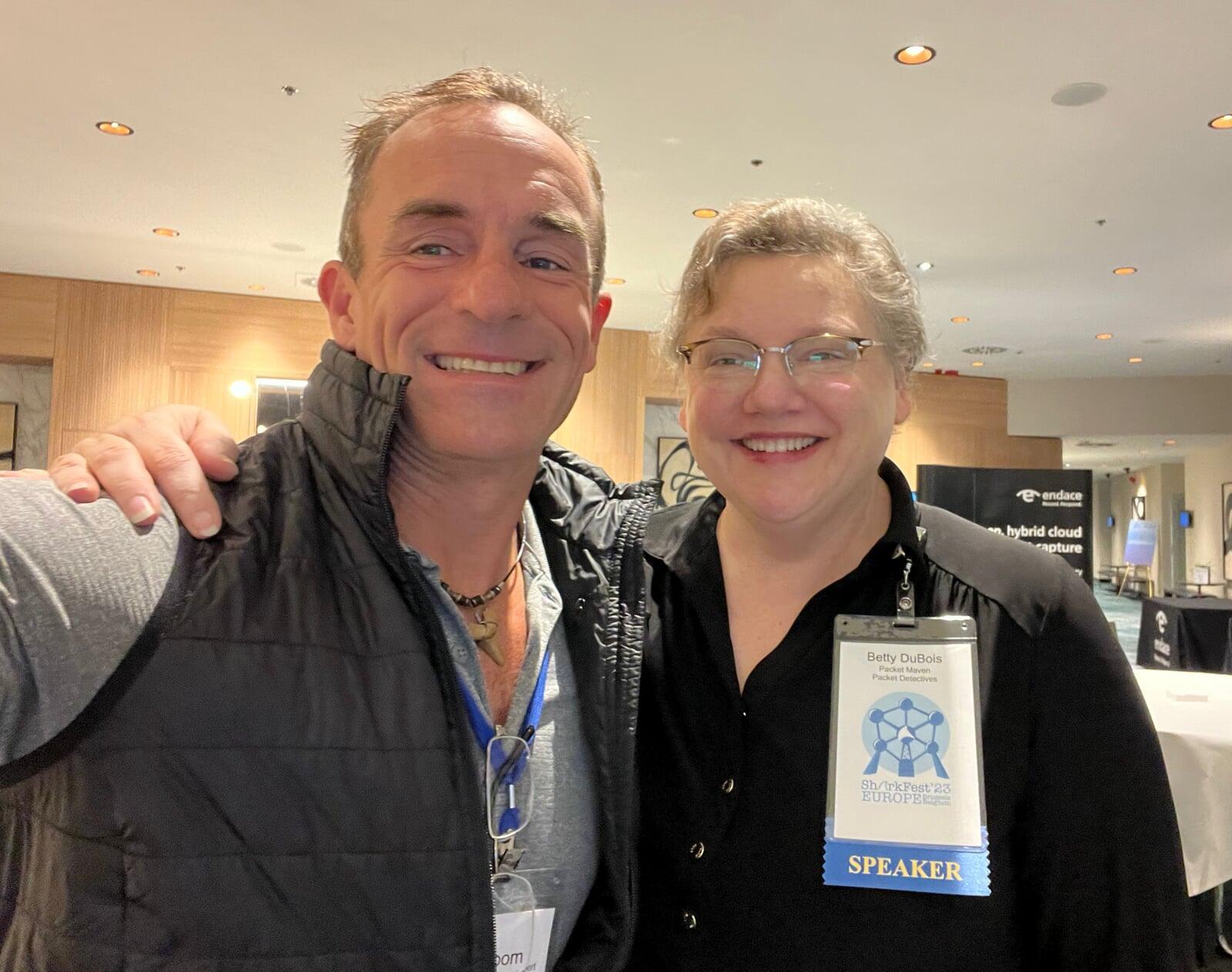 Chris Bloom and Betty DuBois