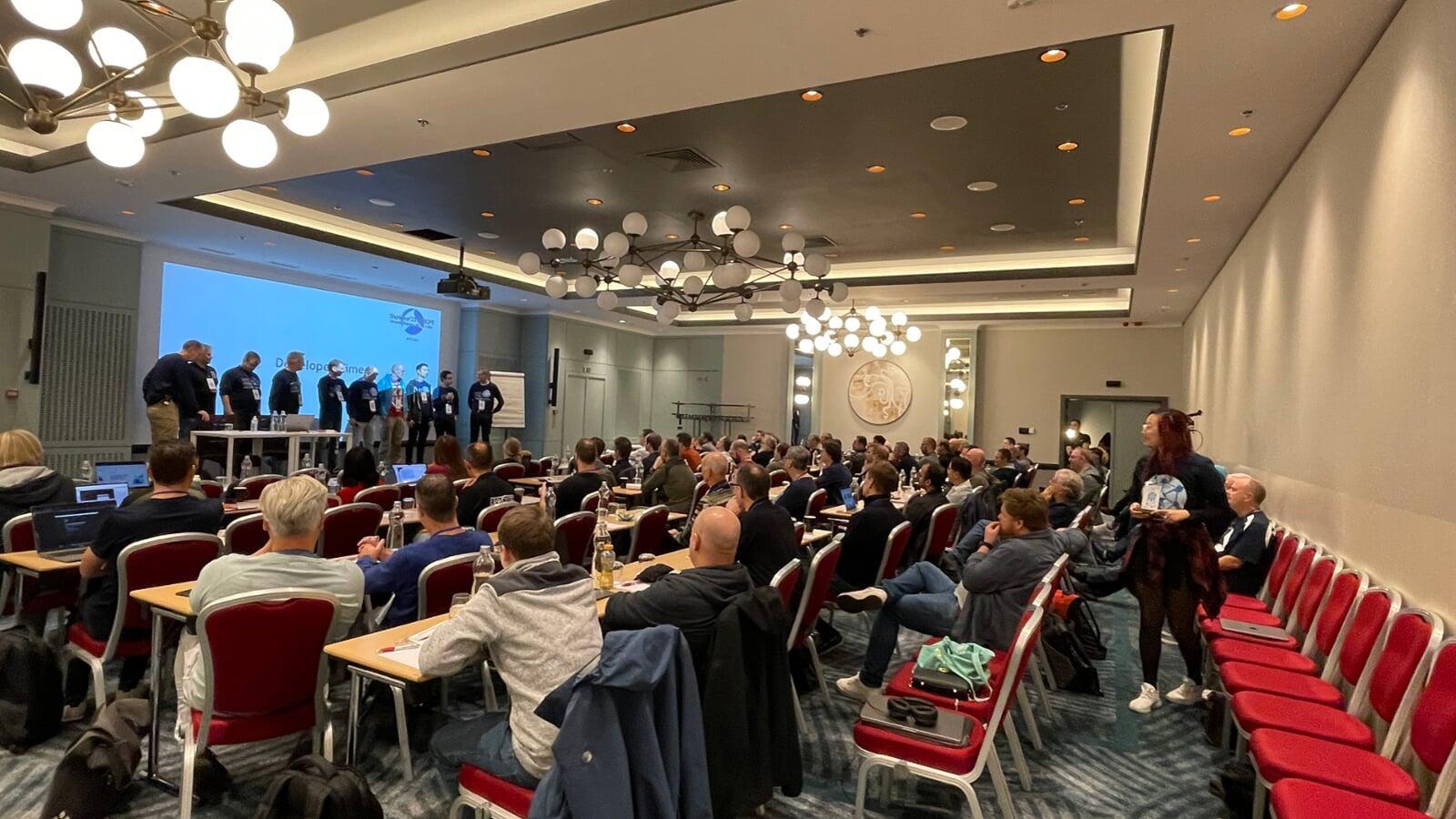 Packed room for the Kickoff